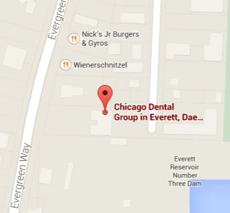 Everett Dental Office Map
